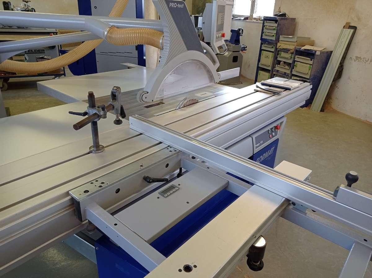 Used Felder Format 4 Kappa 550 x motion (2016) Sliding table saw for woodworking - Ajka, Hungary