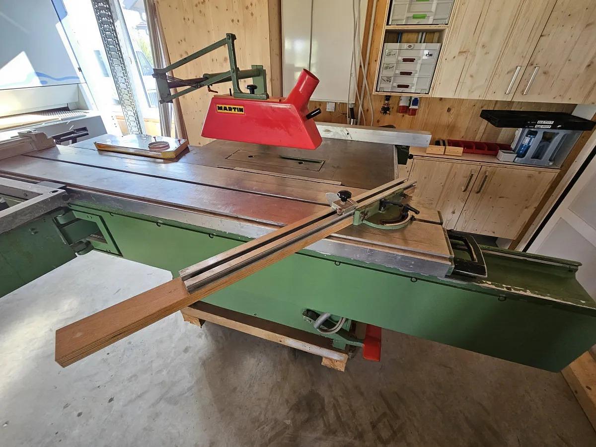 Used Martin T 70 (1981) Sliding table saw, Kollroßdorf, Austria
