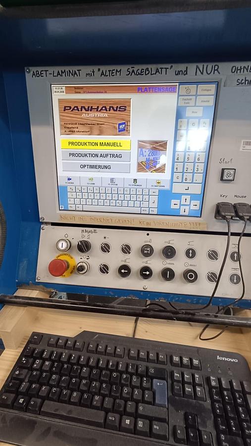Used Panhans Euro 12 (2001) - Horizontal panel saw for woodworking - Salzburgo, Austria