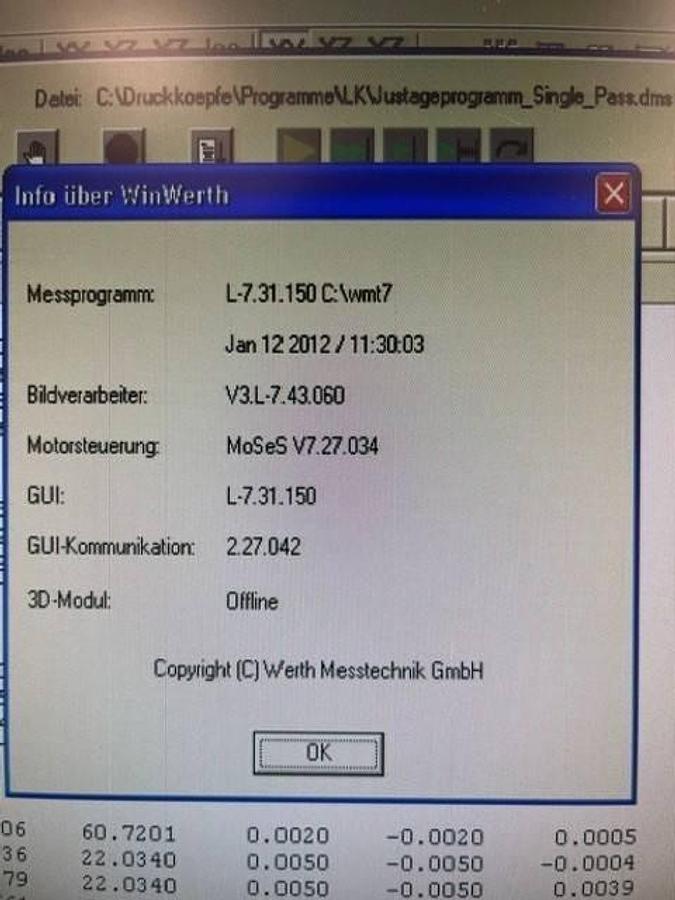 Used Werth Scope-Check 3D CNC/Z 650x750x500, 3D CNC multi-sensor coordinate measuring machine, Lienz, Austria