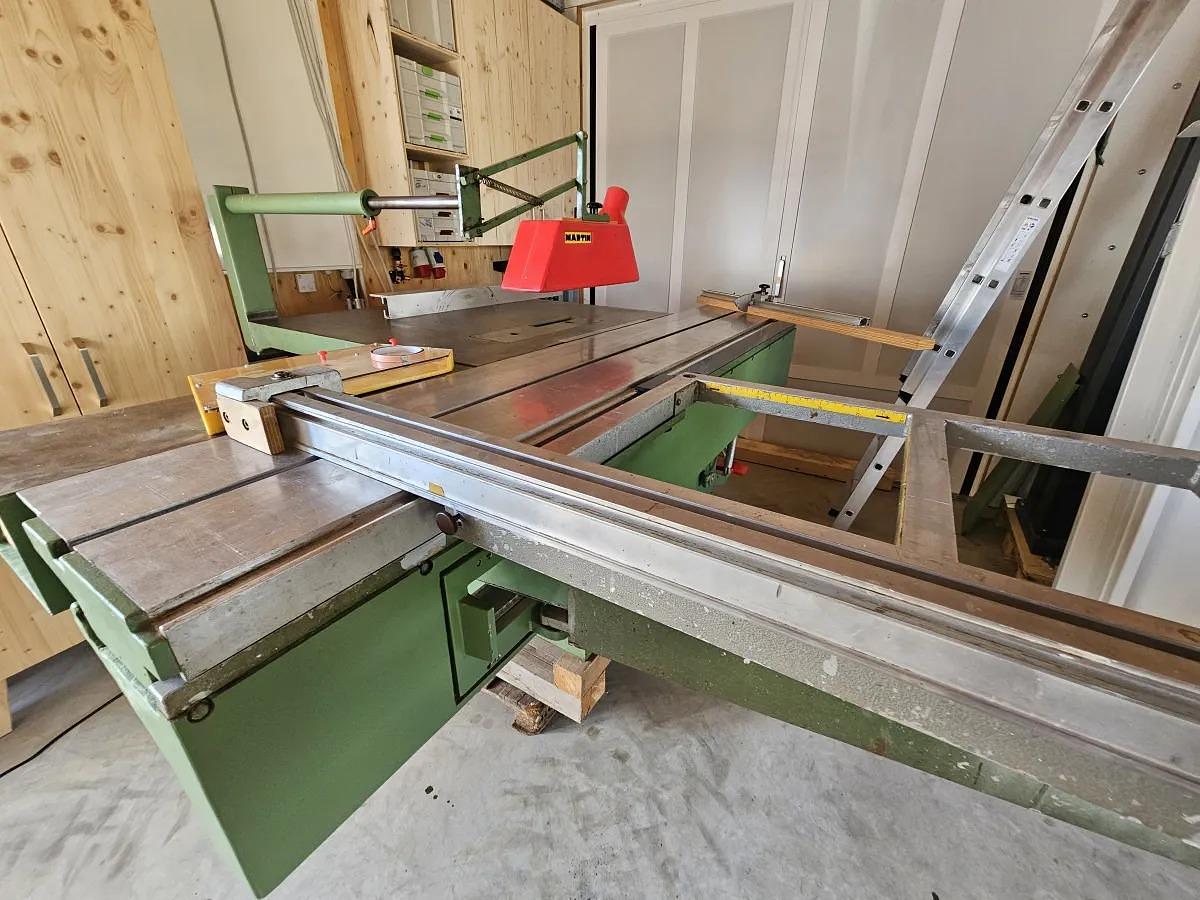 Used Martin T 70 (1981) Sliding table saw, Kollroßdorf, Austria