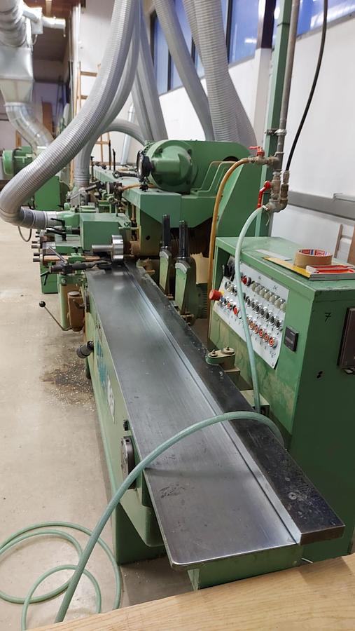 Used Weinig U14N (1977) - Four sided planer with 7 spindles - Austria