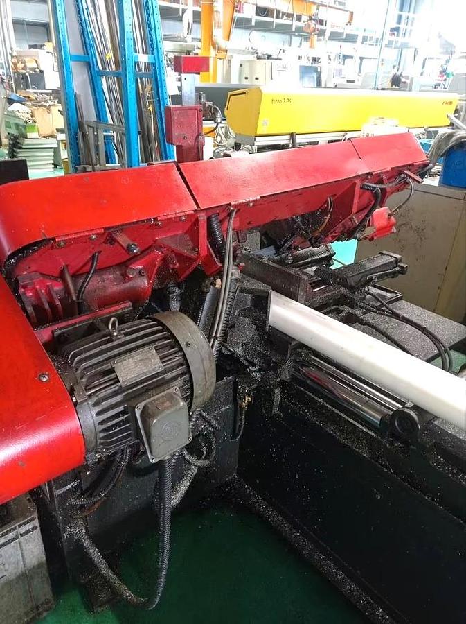 Used Amada HA 250 W (2008) Automatic horizontal band saw for metalworking- Buchheim, Germany