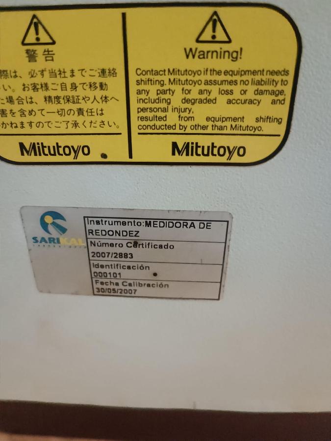 Used Mitutoyo Roundtest RA-2000, Roundness Measuring Machine – Precision Metrology, Burgos, Spain