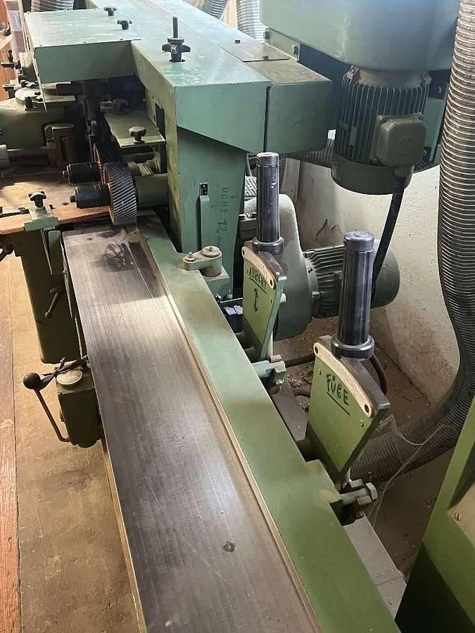 Used Weinig Unimat 14K – 6-Spindle Four Side Planer Moulder, Oberdorf am Hochegg, Austria.