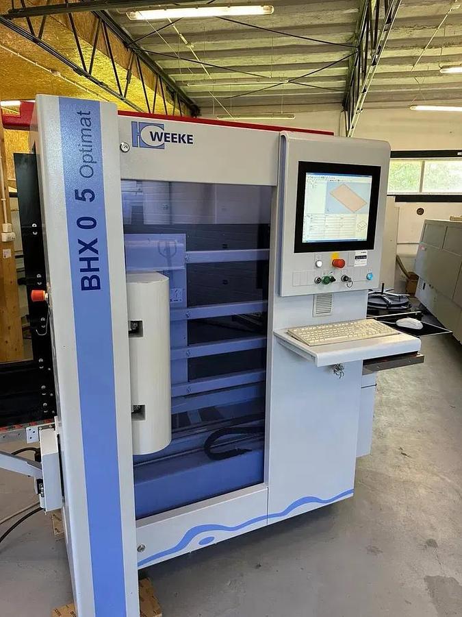 Used Weeke BHX 055 Optimat (2011) CNC Machining center for woodworking - Braga, Portugal