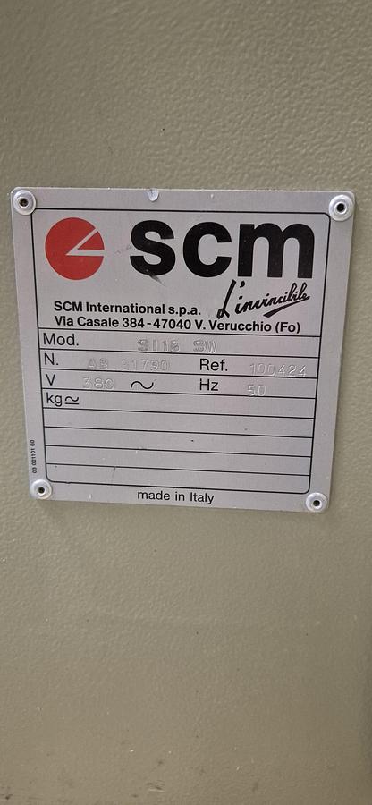 Used SCM SI16 SW Industrial Sliding Table Panel Saw, Eindhoven, Netherlands