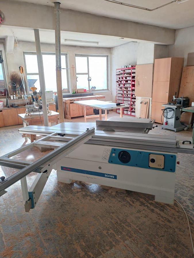 Used SCM Minimax SC4 WS (2001) Sliding Table Saw with Scorer, Salzburg, Austria