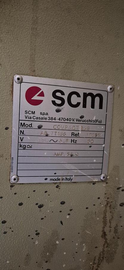 Used SCM Compact 23S Industrial Four-Sided Planer Moulder, Eindhoven, Netherlands