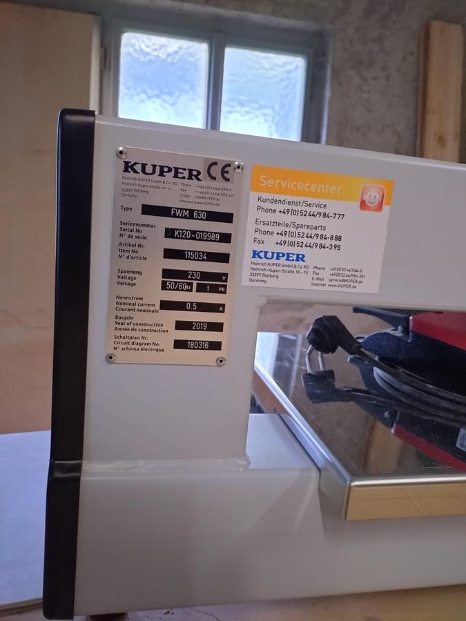 Used Kuper FWM 630 (2019) Veneer Stitching Machine, veneer processing, Bad Gastein, Austria
