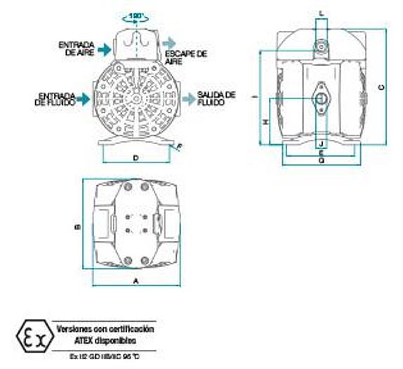 POMPA PNEUMATICA SAMOA DC50