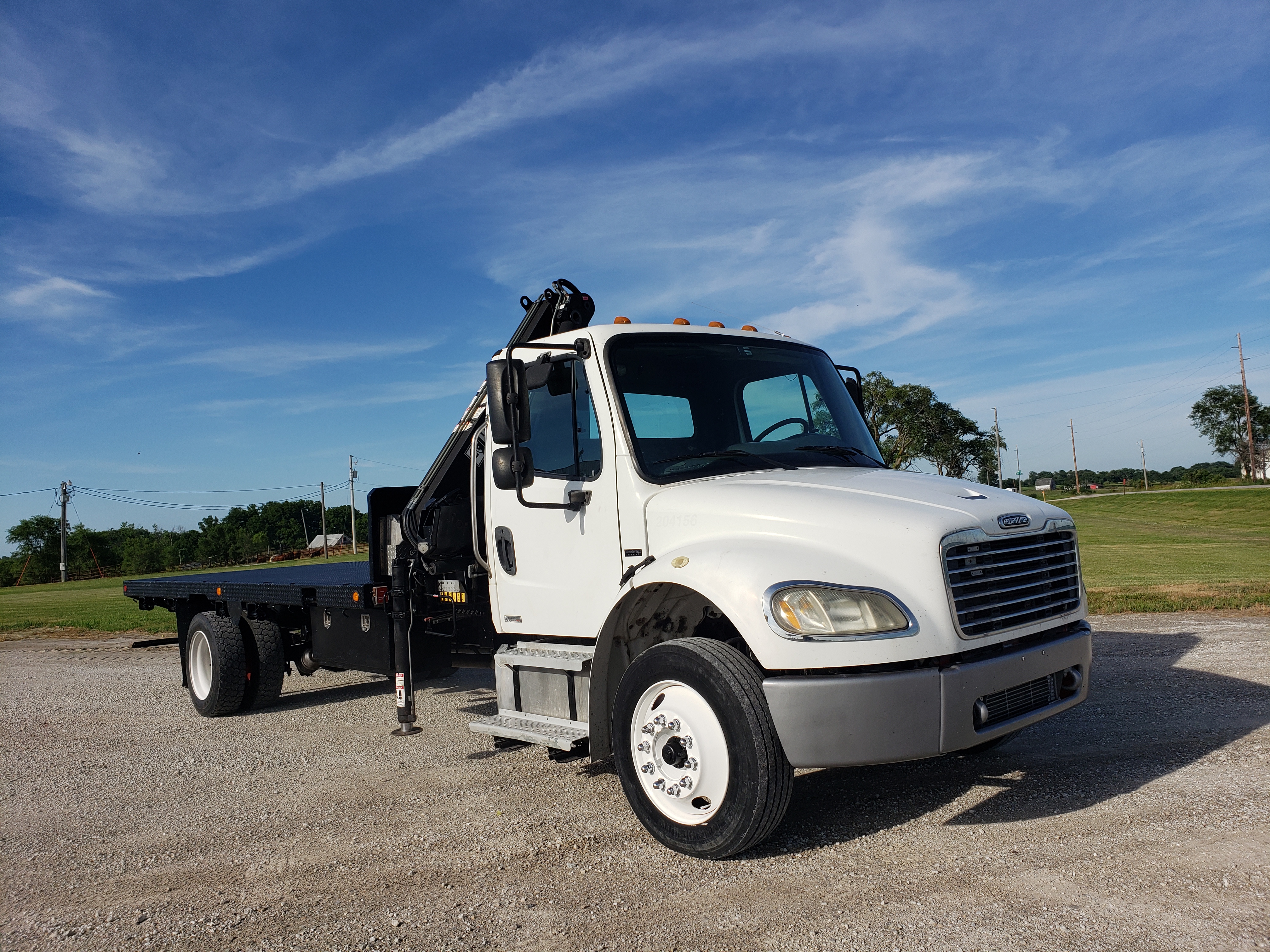 Used 2004 Freightliner Hiab 0952 Folding Crane, Knuckle Boom , Boo...