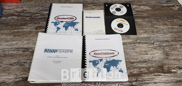 Used 2010 Shop Sabre 4896 flat/nesting table CNC