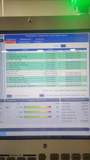 Used 2019 HAAS VF-2SS CNC Vertical Machining Center