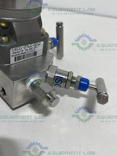 Rosemount 3051 Smart Pressure Transmitter 3051CD1A02A1JS5 w/ C305121124 Manifold