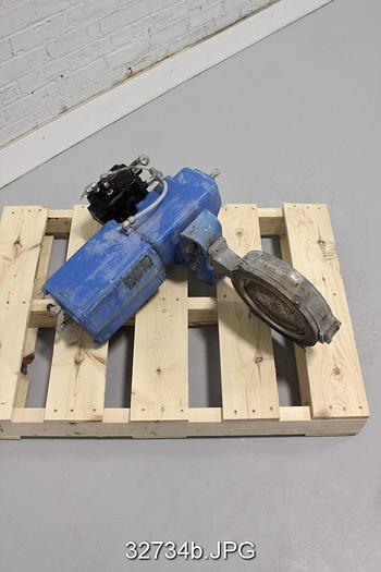 Used Neles Jamesbury L15CMPO8AACA 8" Air Operated Butterfly Valve #32734