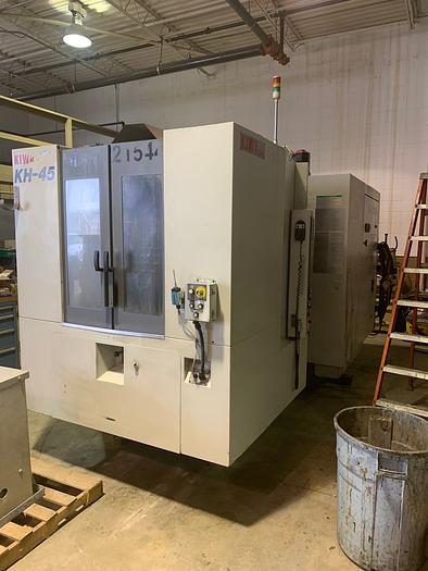 Used KIWA KH45 4 AXIS 400MM HORIZONTAL MACHINING CENTER