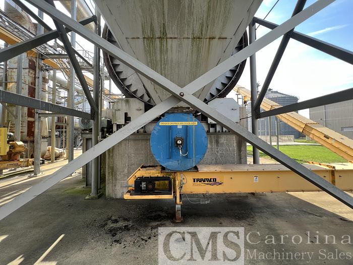 Used Buhler Aeroglide 13x60 Stainless Steel Drum Dryer with Burner