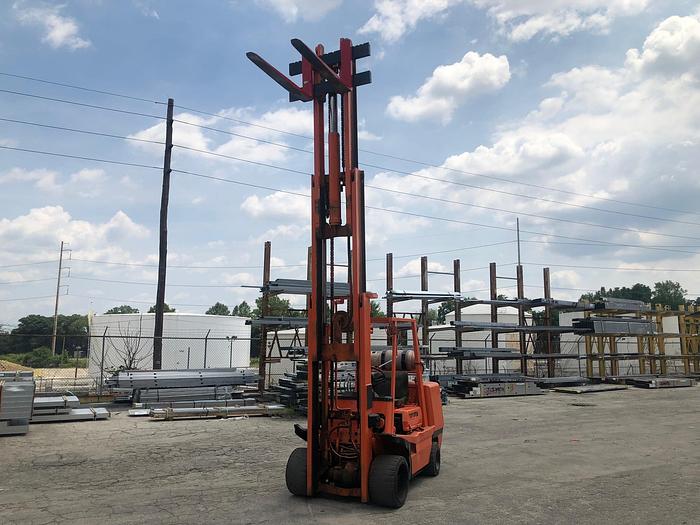 Used 10,000 LB. TOYOTA FORKLIFT MODEL FGC45 W/ SOLID TIRES
