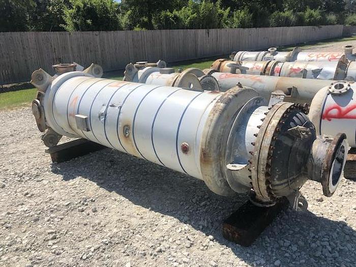 Used Used Southern Heat Exchanger Corp.  Approximately 1220 sq ft. 316L stainless steel shell and tube heat exchanger