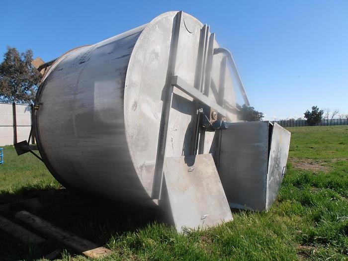 Used 10' x 20' AMETEK ROTARY VACUUM PRECOAT FILTER - S/S (#9984)