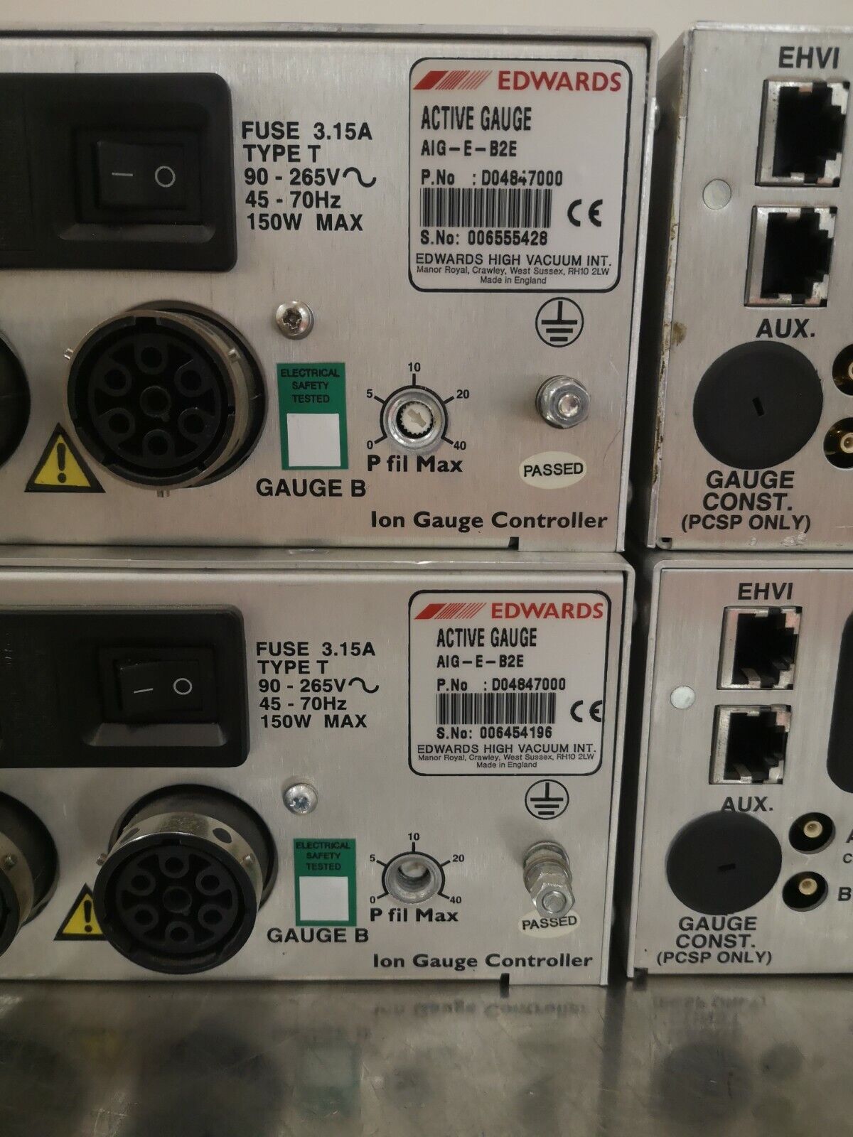 Used ION GAUGE CONTROLLER AIG-E-B2E
