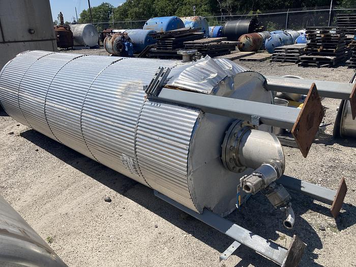 Used BPT Inc. approximately 1,100 gallon stainless steel vertical tank
