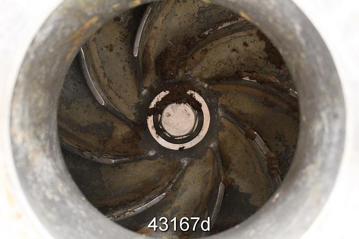 Used Goulds HS 8x8x22 Pump, Stainless Steel Casing #43167