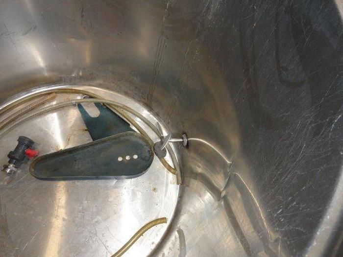 Used Stainless Steel Tank; 300G Capacity w/Side Agitation