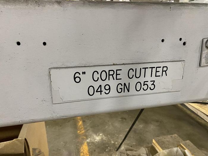 Used 120" APPLETON CORE CUTTER 6 INCH MANDREL MODEL S 10 10 A