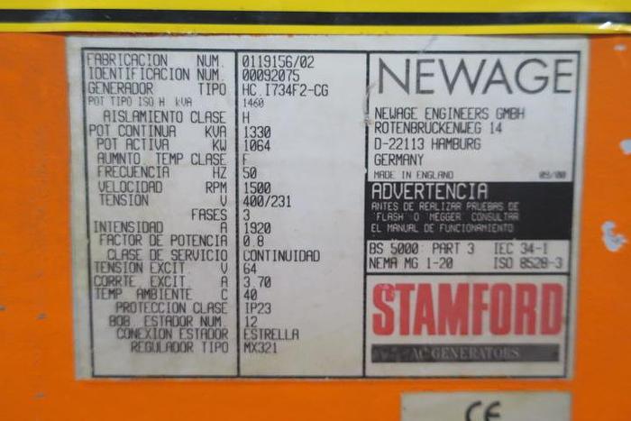 Used 2000 Jenbacher J320 - 1006 KWe