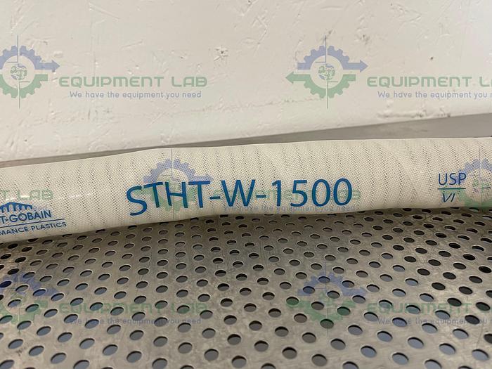 Used Saint Gobain  STHT-W-1500 48" Silicone Hose w/ 1 1/2" Sanitary Fitting