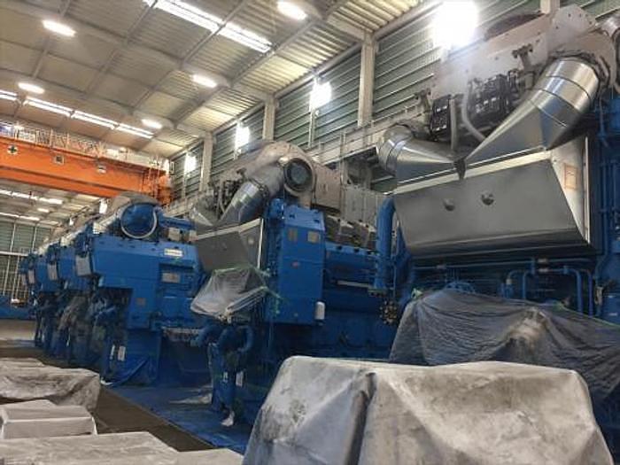 Used 7.2 MW 2021 New Rolls Royce B32:40V16A HFO Generator