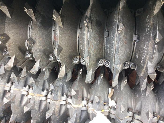 Used 58" BLOAPCO BLOWER APPLICATION COMPANY FLOOR MOUNT SHREDDER W/ CONVEYOR