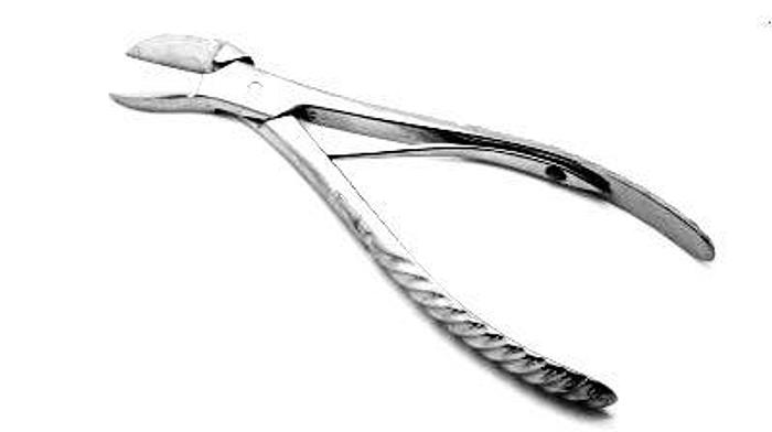 Used Forceps Bone Cutting Liston Curved to Side 230mm (9in)