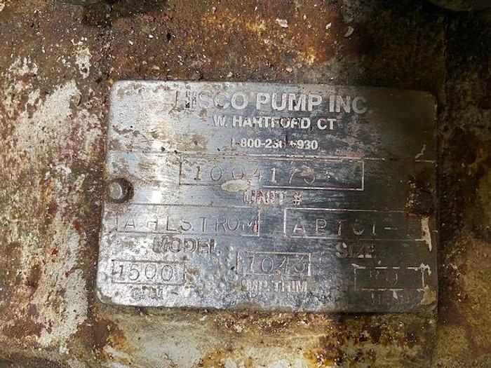 Used AHLSTROM SULZER APT 31-6 1500 GPM CI