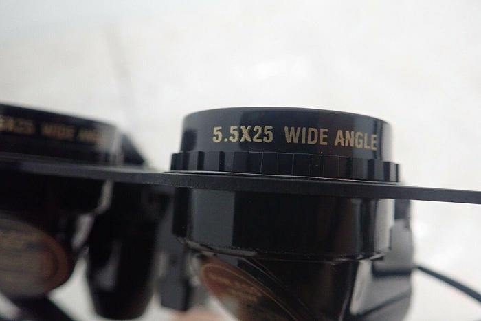 Used Beecher Mirage 5.5x25 Wide Angle Rimless View Binocular Glasses