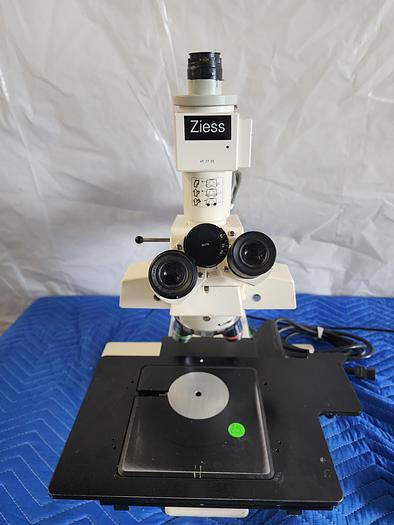 Used Carl Zeiss Axioskop EL- Einsatz 45 14 85 Laboratory Microscope