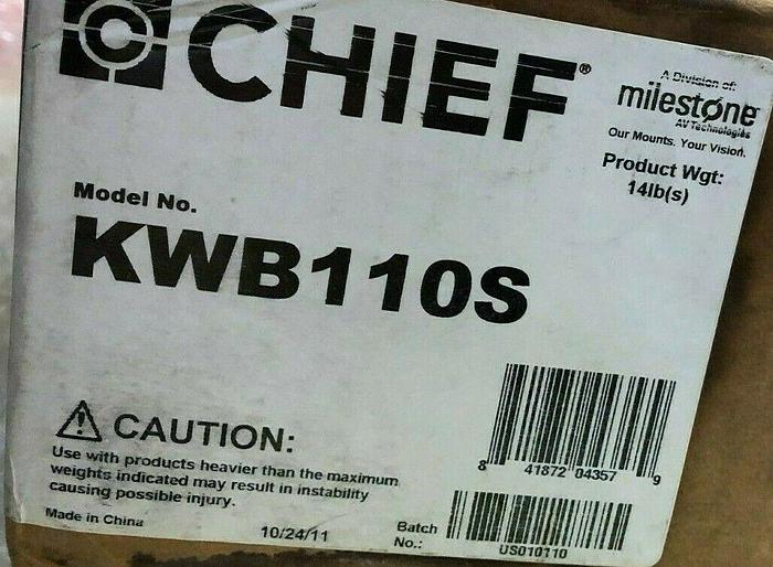 Used CHIEF KWB110S