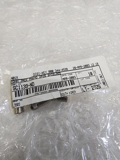 Used CONN JACK PHONO 2POS SHIELDED SC1139-ND