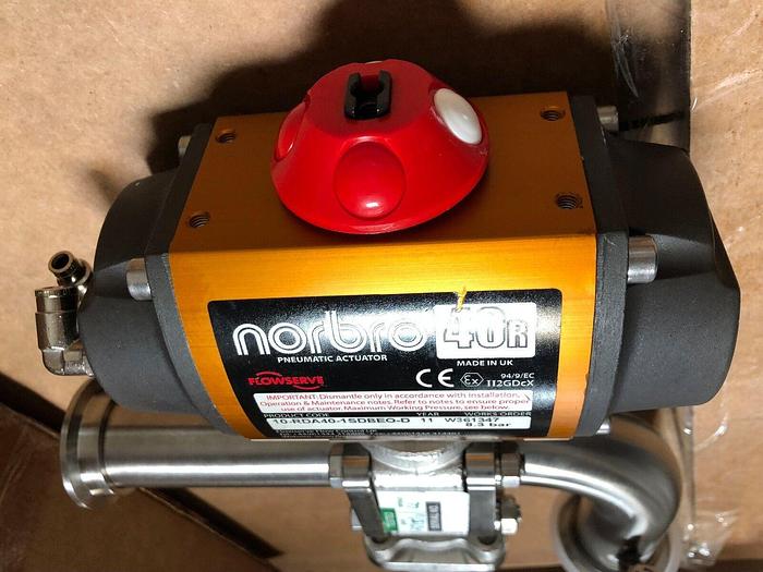 Used NORBRO PNEUMATIC ACTUATOR 10-RDA40-1SDBO-D