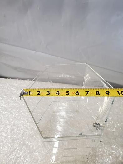 Used 9IN. X 12IN. CLEAR LOCKBOX