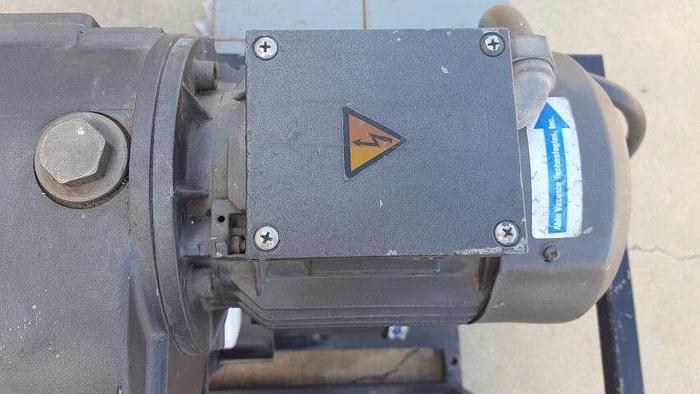 Used EDWARDS 40 TWO STAGE ROTARY VACUUM PUMP , GEC alpak motor 090SD