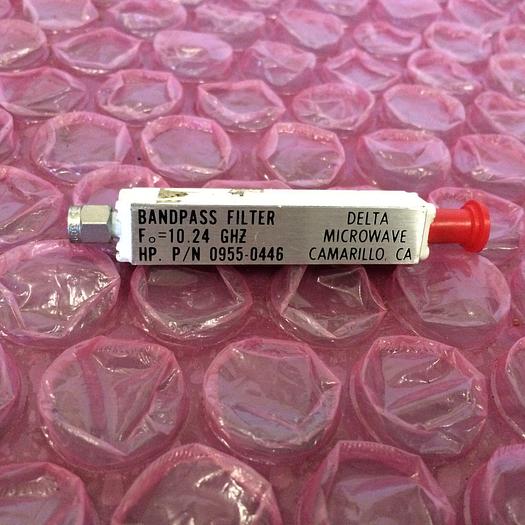 Used DELTA MICROWAVE P/N 0955-0446 BANDPASS FILTER