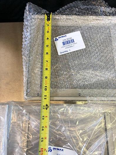 Used DYMAX PACKAGE EC 5000, LIGHTSHIELD TRAY ASSEMBLY , PLATE ADAPTER,1200 EC FAN TOP