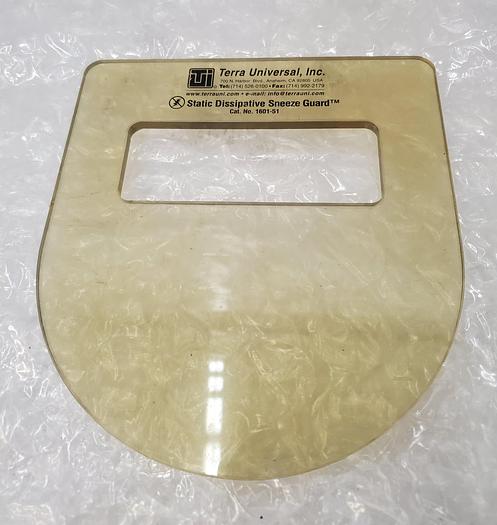 Used TERRA UNIVERSAL STATIC DISSIPATIVE SNEEZE GUARD 1601-51