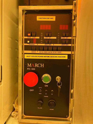 Used MARCH PX-500 Plasma asher