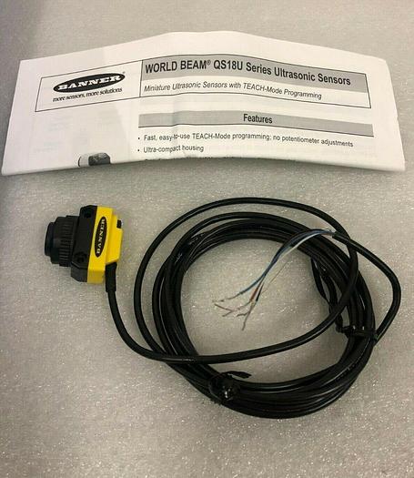 Used BANNER WORLD BEAM QS18UPA