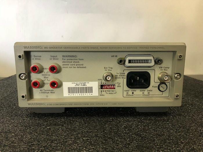 Used HEWLETT PACKARD 3478A MULTIMETER