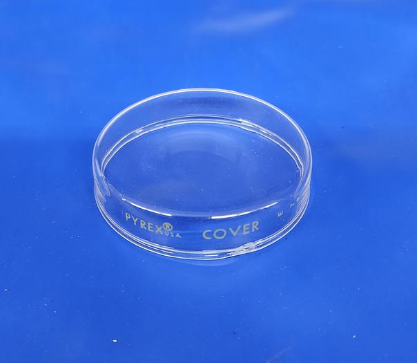 Used PYREX 40ML BEAKER, 100ML BEAKER, NO. 3140 CRYSTALLIZING DISH, & PETRI DISH COVER